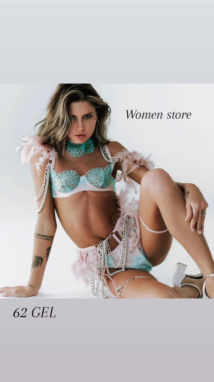 თეთრეულის სამეული Z2850L | ქალის თეთრეული WOMENSTORE
